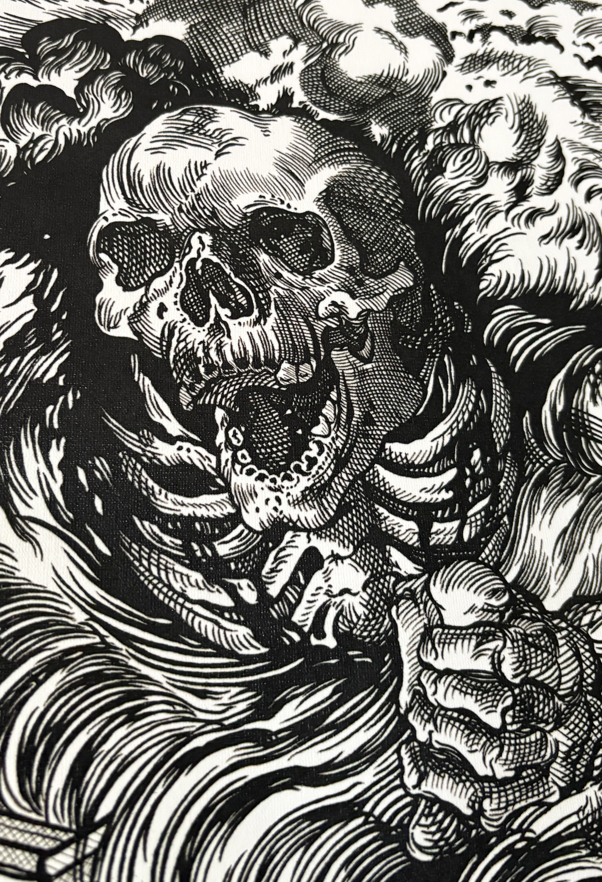 Uncle Nasty Wrapped 16 x 40"