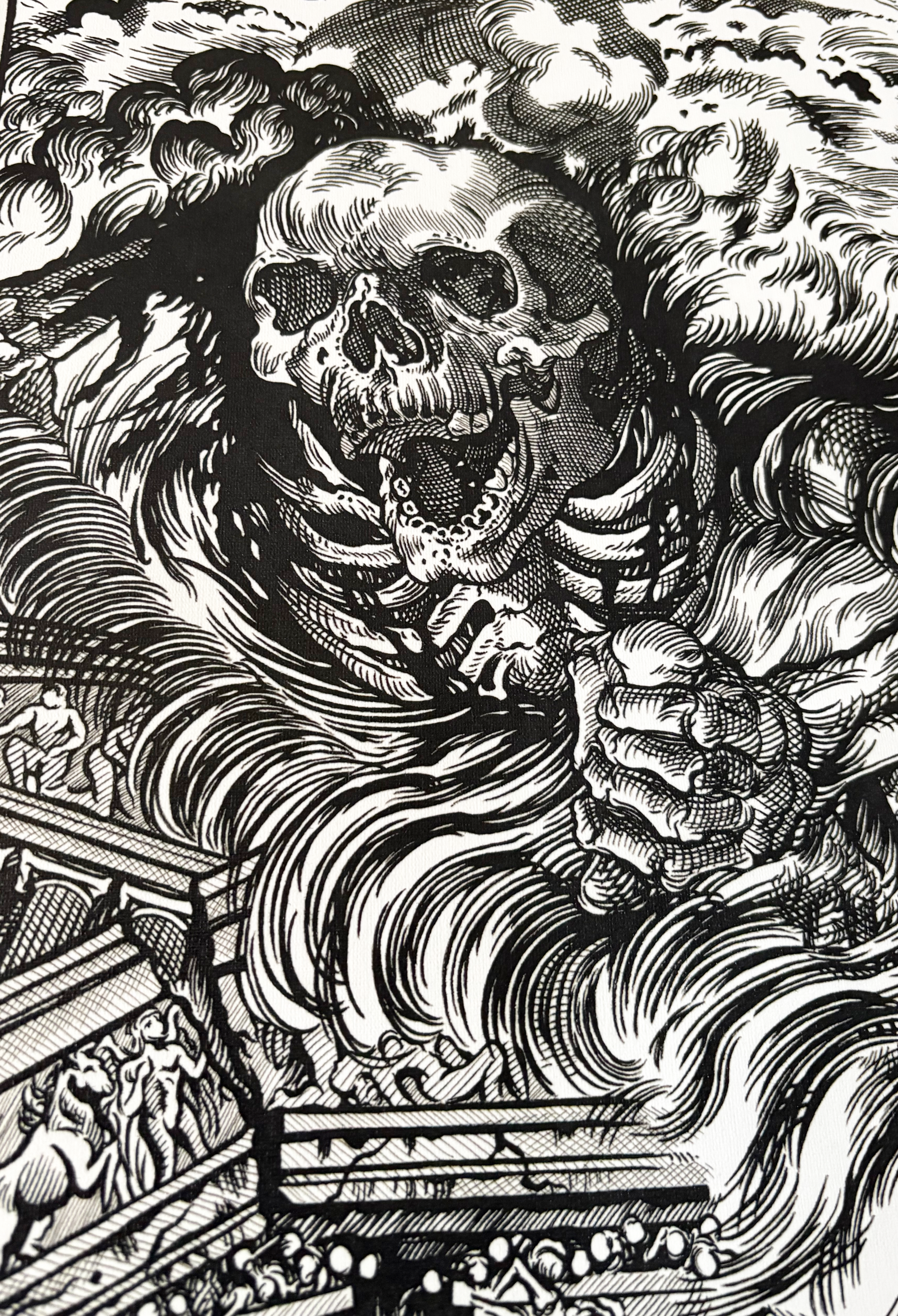 Uncle Nasty Wrapped 16 x 40"