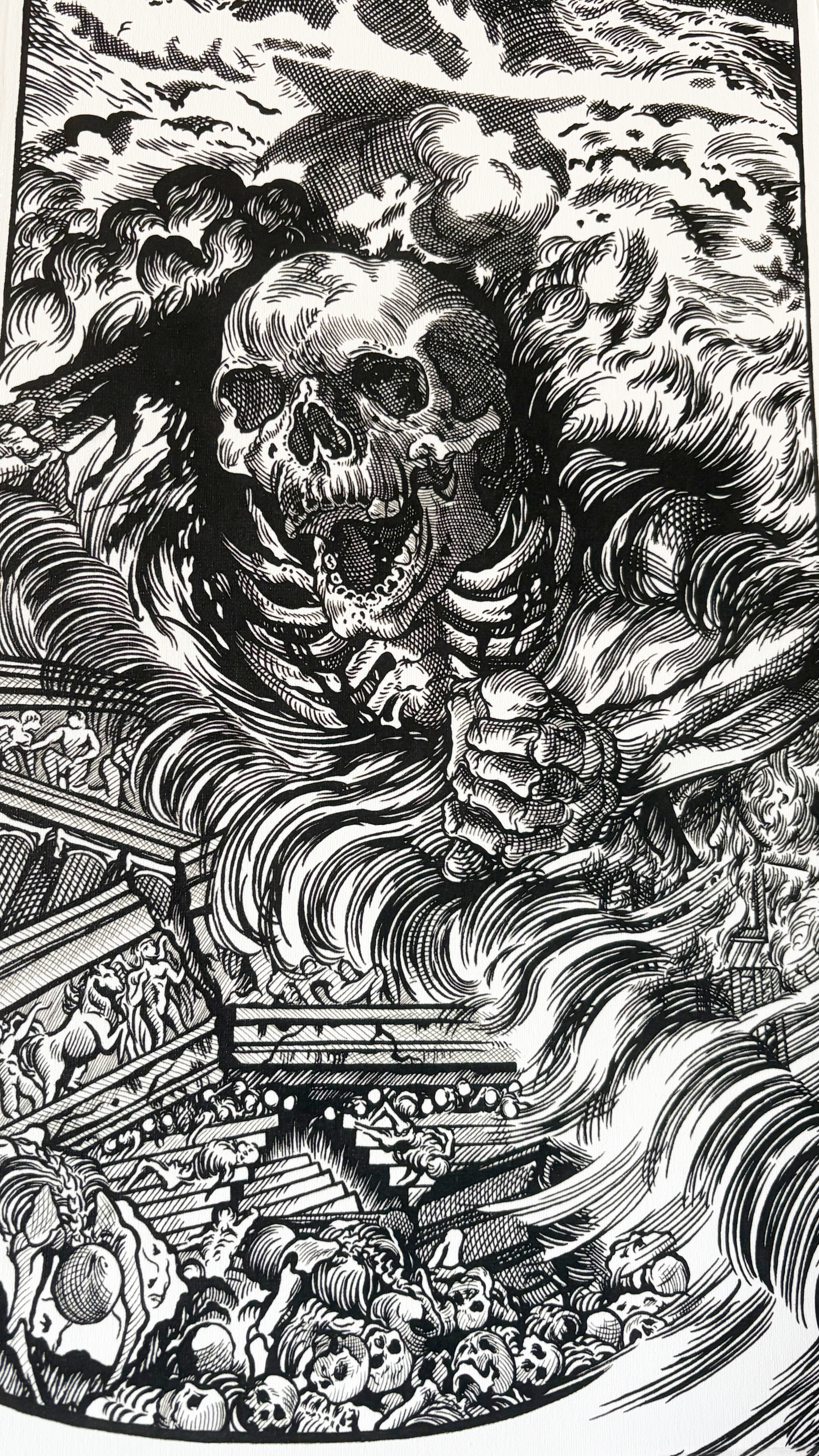 Uncle Nasty Wrapped 16 x 40"